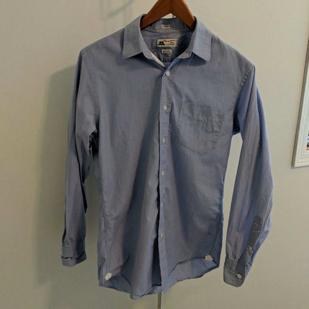 Two J Crew Slim Fit Buttondown Dress Shirts